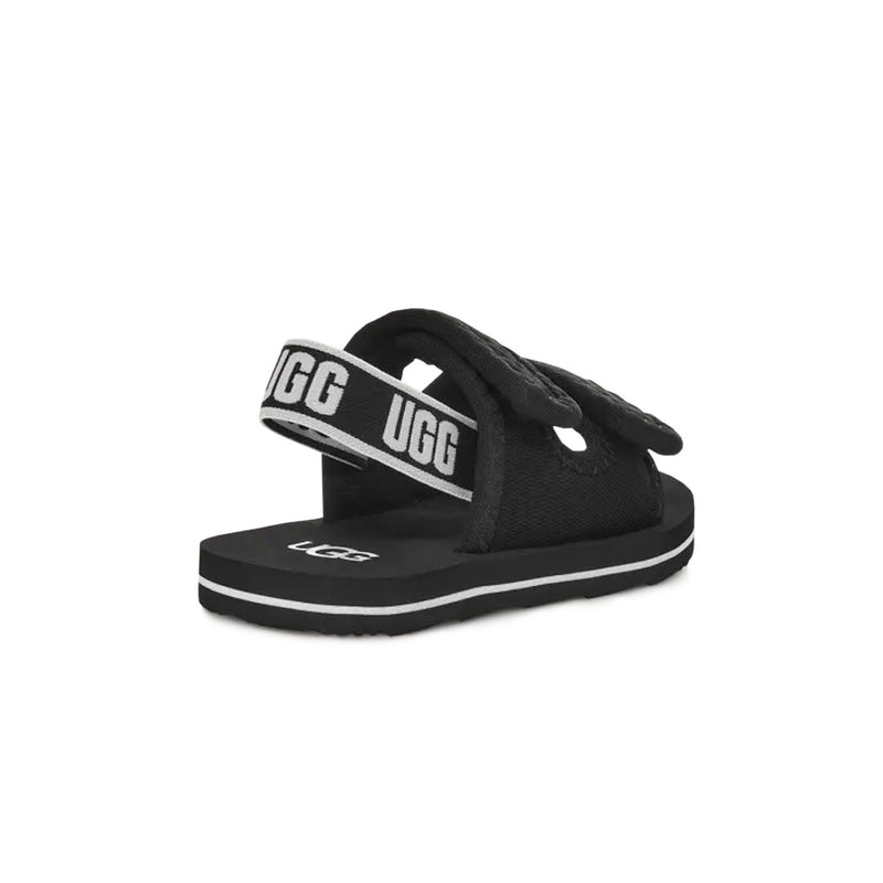 UGG® - Sandales Lennon à bride arrière pour enfant (préscolaire et junior) (1152817K-BLK)