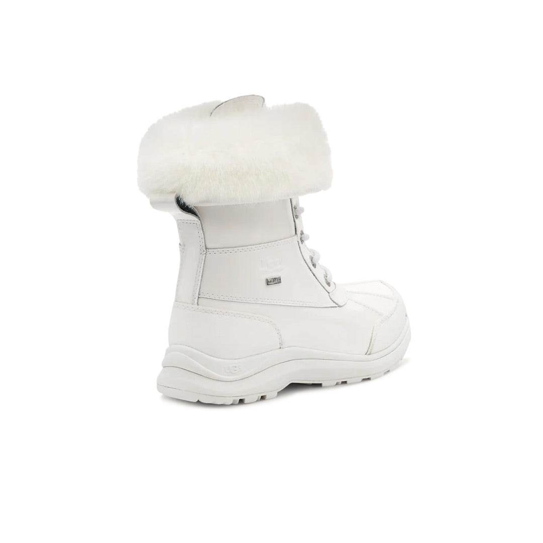 UGG ADIRONDACK BOOT III PATENT White Leather Size 8 Browns Women