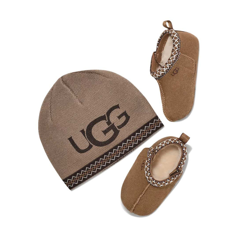 UGG® - Kids' (Infant) Tasman Slippers and Beanie (1133630I-CHE)