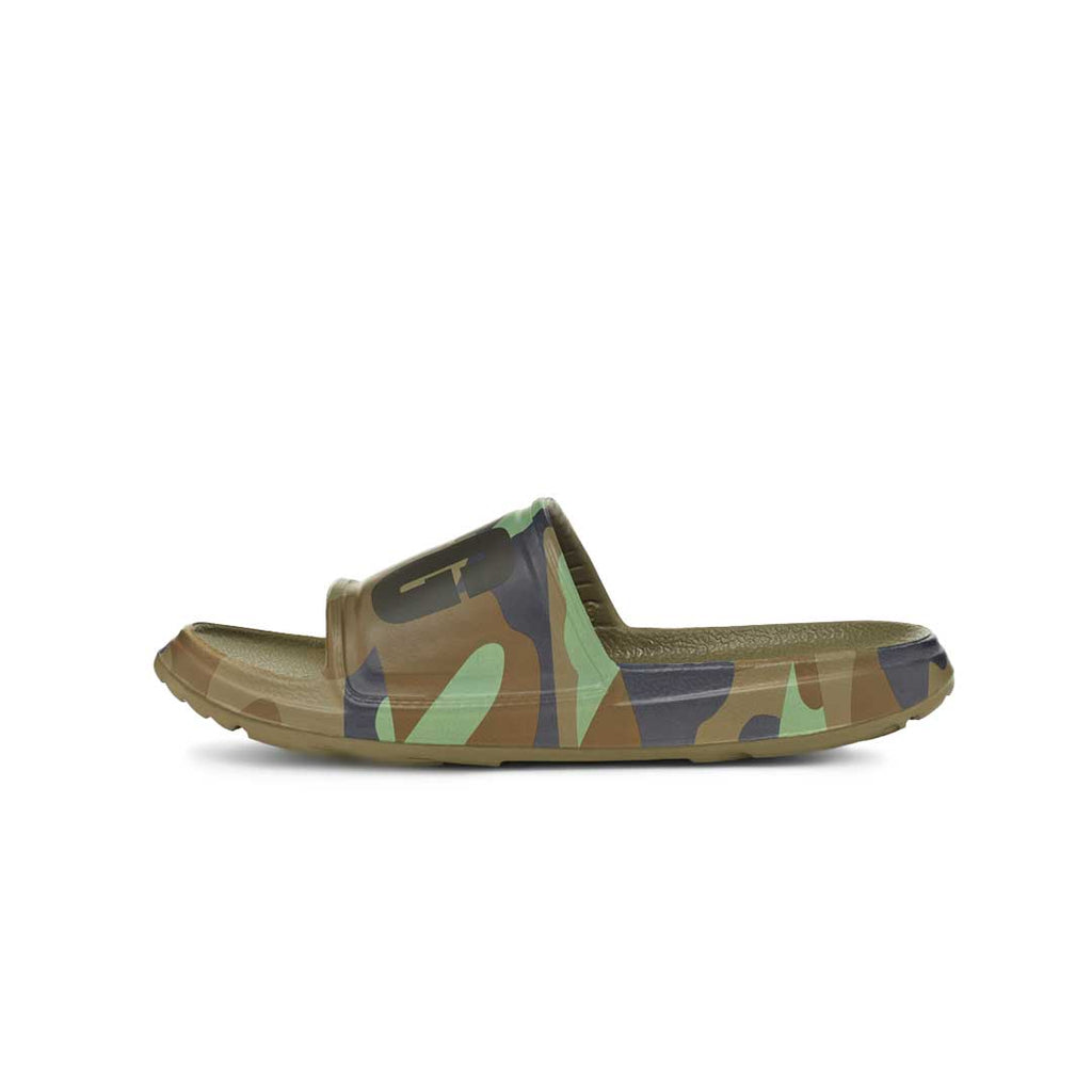 UGG® - Men's Wilcox Camopop Green Flip Flop Slides (1144910-MSG)