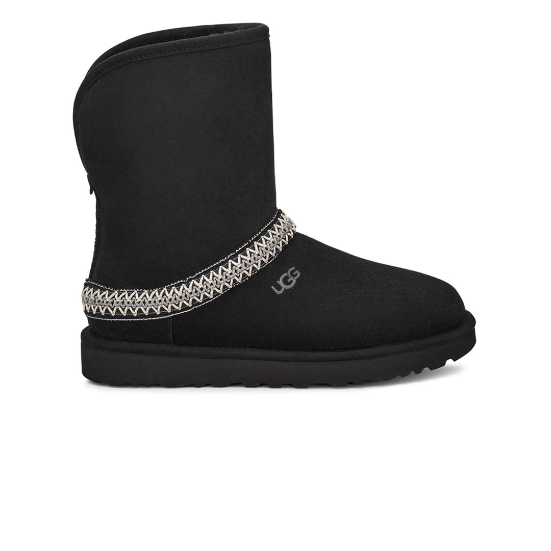 UGG® - Women's Classic Short Crescent Boots (1161770-BLK) – SVP Sports