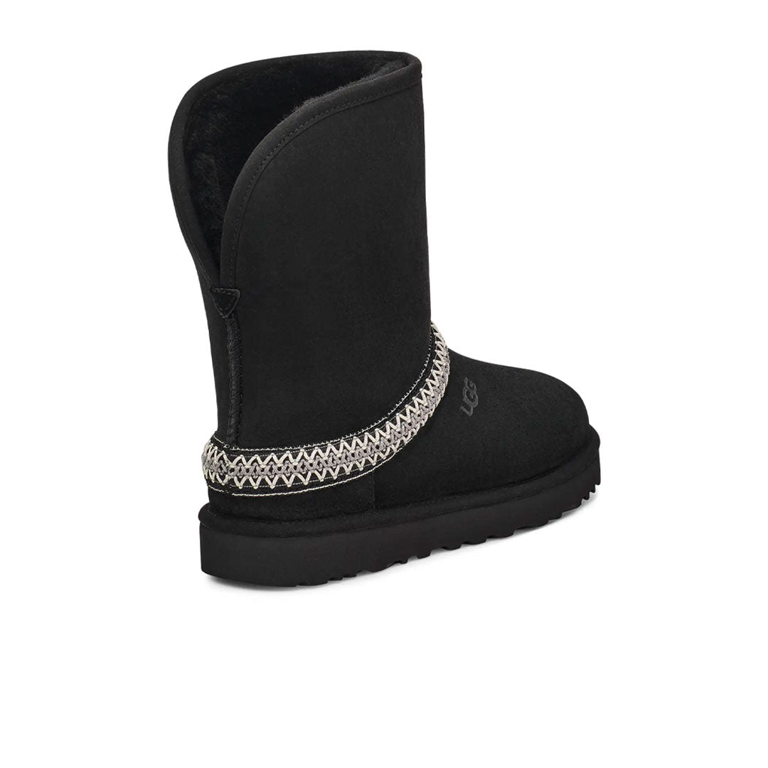 UGG® - Women's Classic Short Crescent Boots (1161770-BLK) – SVP Sports