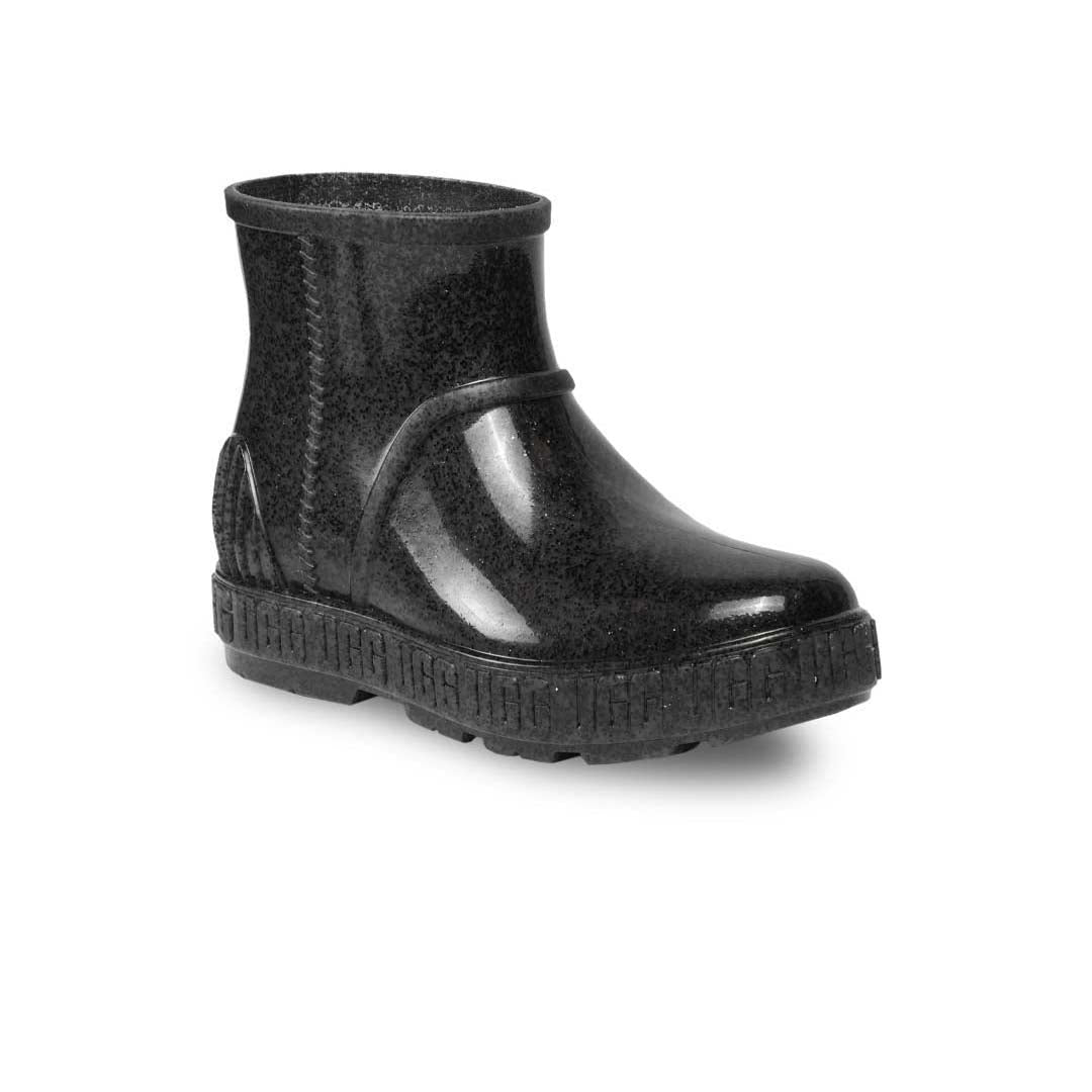 UGG Kids Preschool Junior Drizlita Glitter Rain Boots 1136476K GTBC Black 13