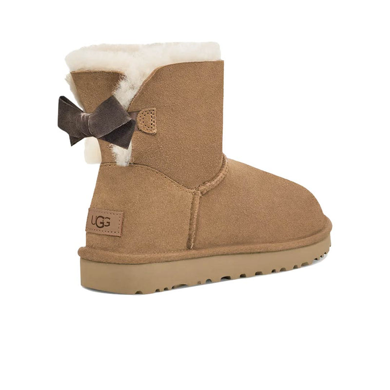 UGG® - Women's Mini Bailey Suede Bow Boots (1153514-CHE)