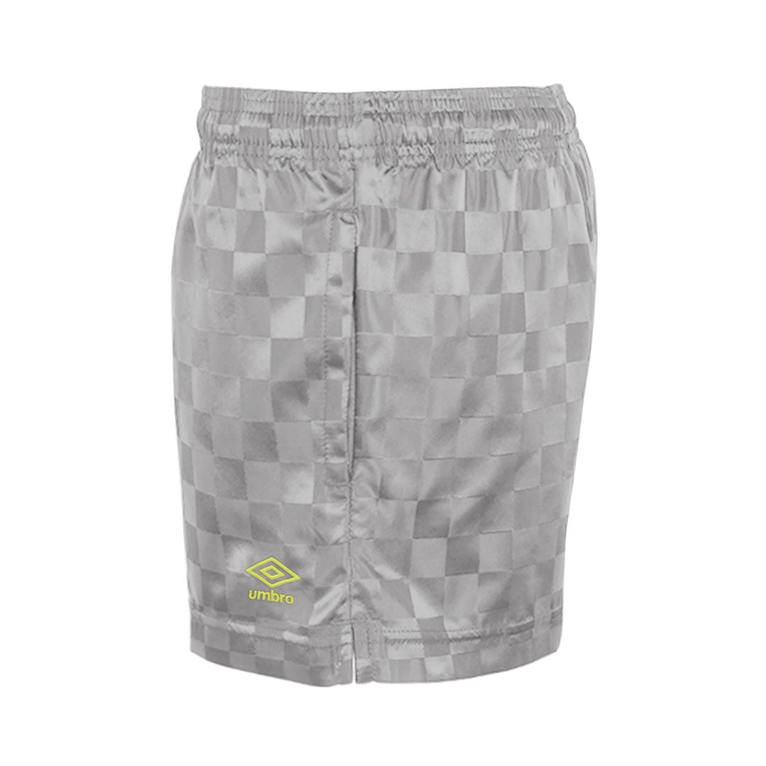 Umbro Girls Junior Checkerboard Shorts HUUG6UBEX U17 Grey L 14