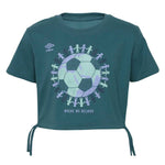 Umbro - Girls' (Junior) Cinched Bottom T-Shirt (HUUG6UBMY U26)