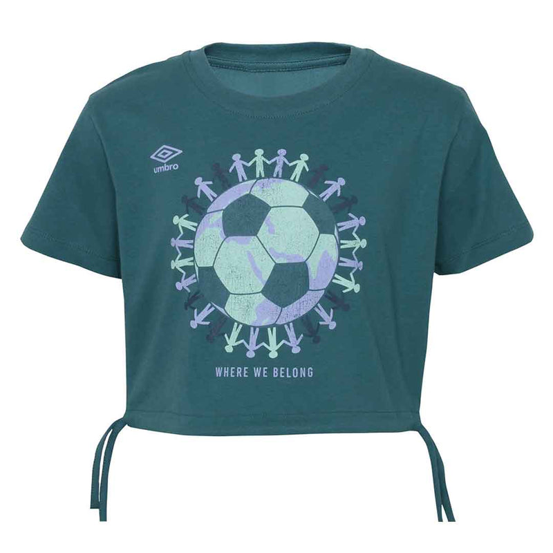 Umbro - Girls' (Junior) Cinched Bottom T-Shirt (HUUG6UBMY U26)
