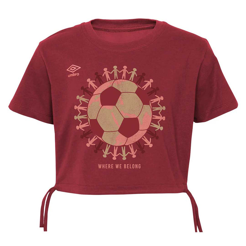 Umbro - Girls' (Junior) Cinched Bottom T-Shirt (HUUG6UBMY UZI)