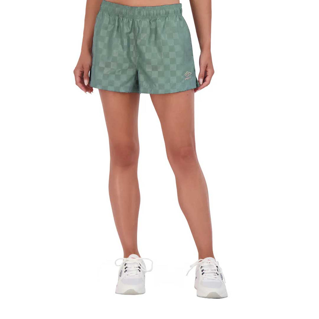 Umbro - Women's 3" Checkerboard Shorts (HUUL1UBF5 UZ4)