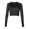 Umbro - Women's Pro Training Cropped Long Sleeve Top (HUUL166111U 1AP)