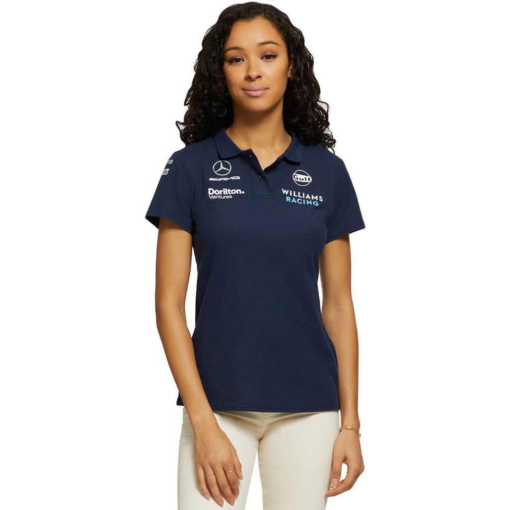 Umbro - Women's Williams Racing 2023 CVC Media Polo (HUUL199201U 4BK)