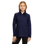 Under Armour - Women's Qualifier Tech Quarter Zip Sweater (1300132 410)