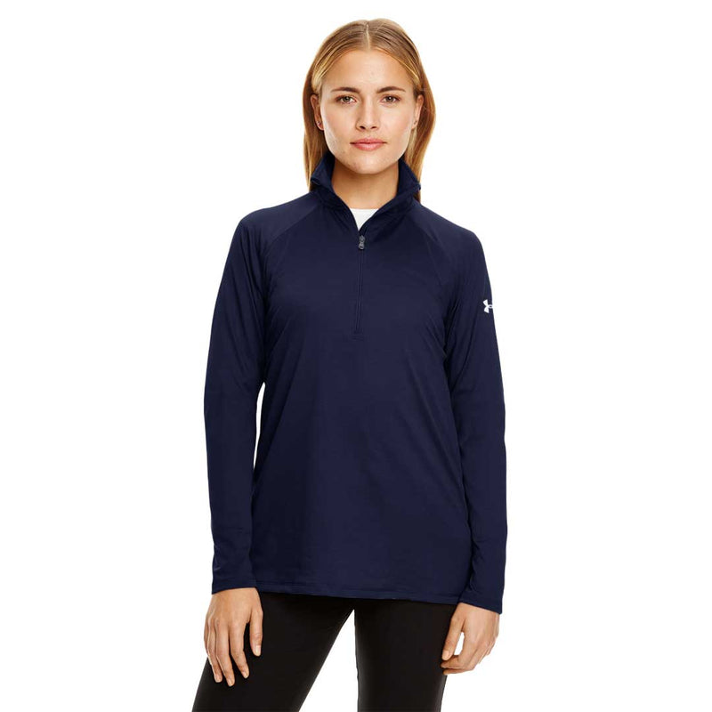 Under Armour - Women's Qualifier Tech Quarter Zip Sweater (1300132 410)