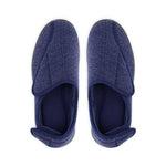 United Supply Co - Men's Plain Velcro Closure Slippers (SMF4931BUS NVY)
