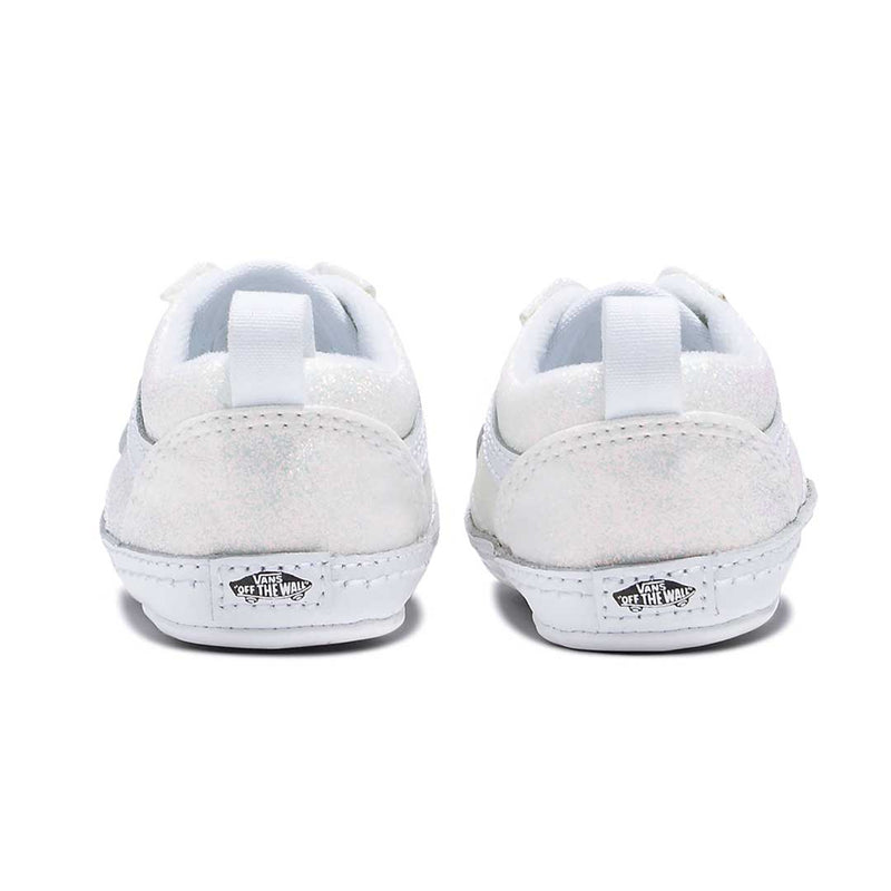 Vans - Kids' (Infant) Old Skool Glitter Crib Shoes (4P3TWHT)