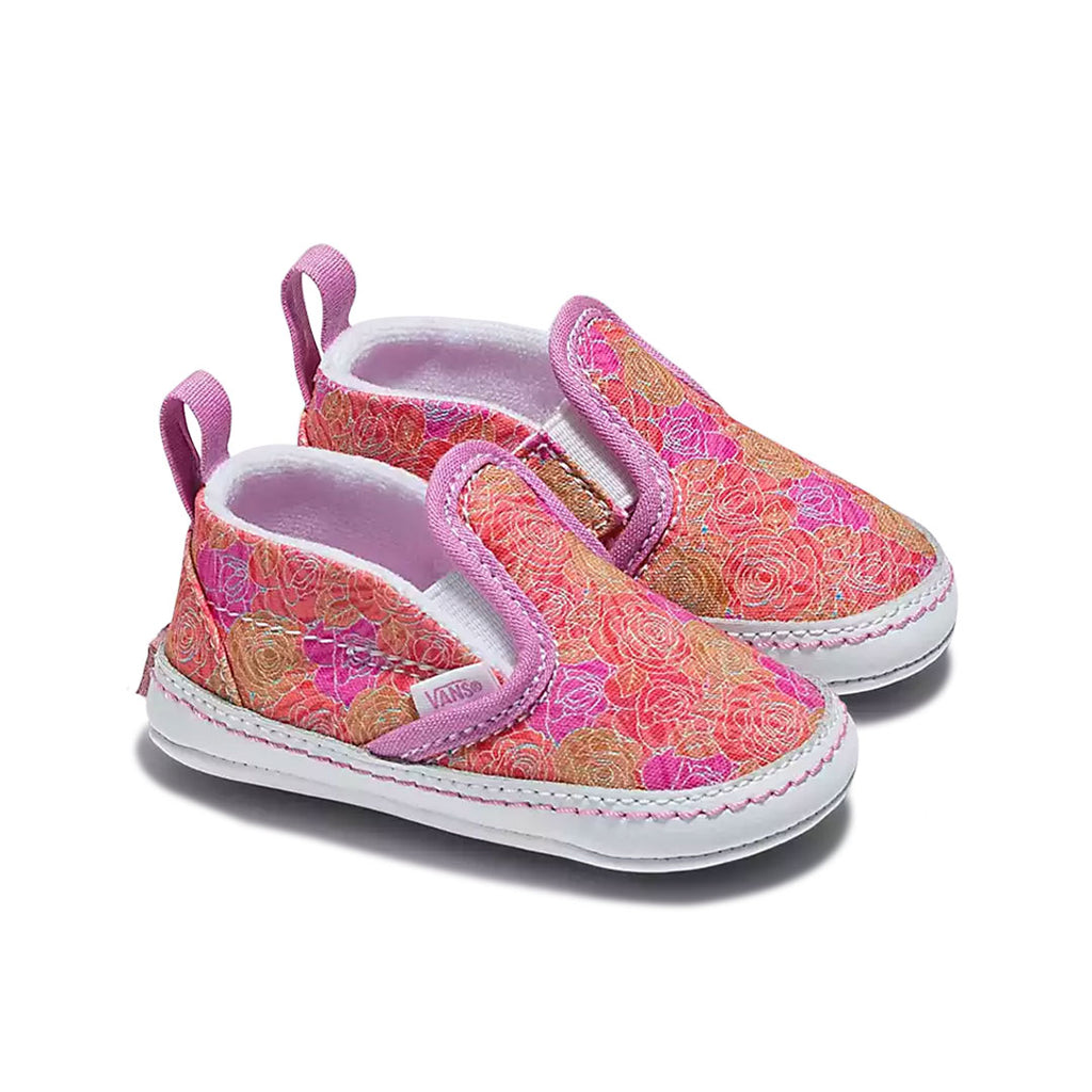 Vans - Chaussures Slip-On V Crib pour enfants (bébés) (2XSLPT5) 