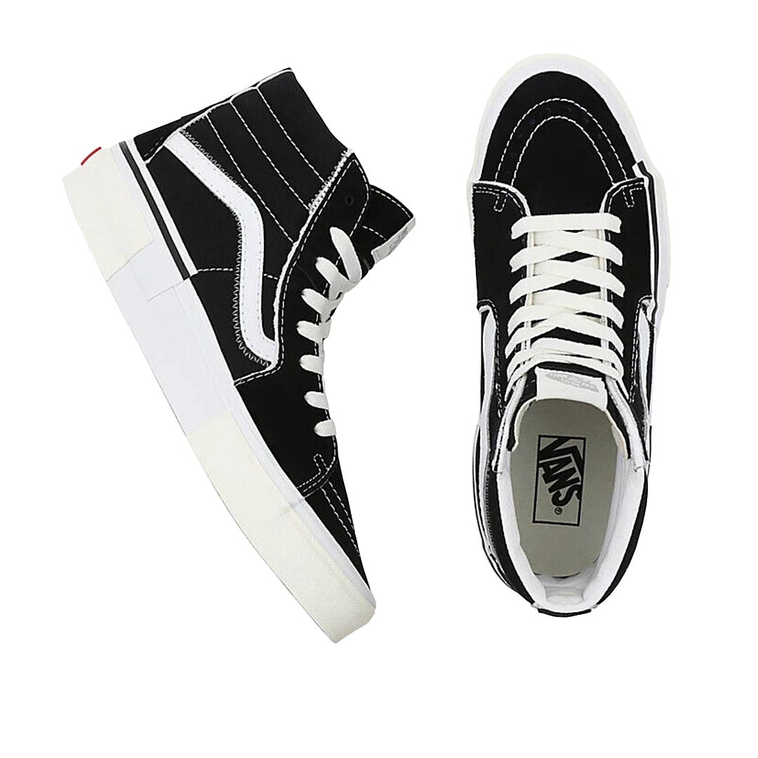 Vans SK8 Hi Reconstruct Black True White
