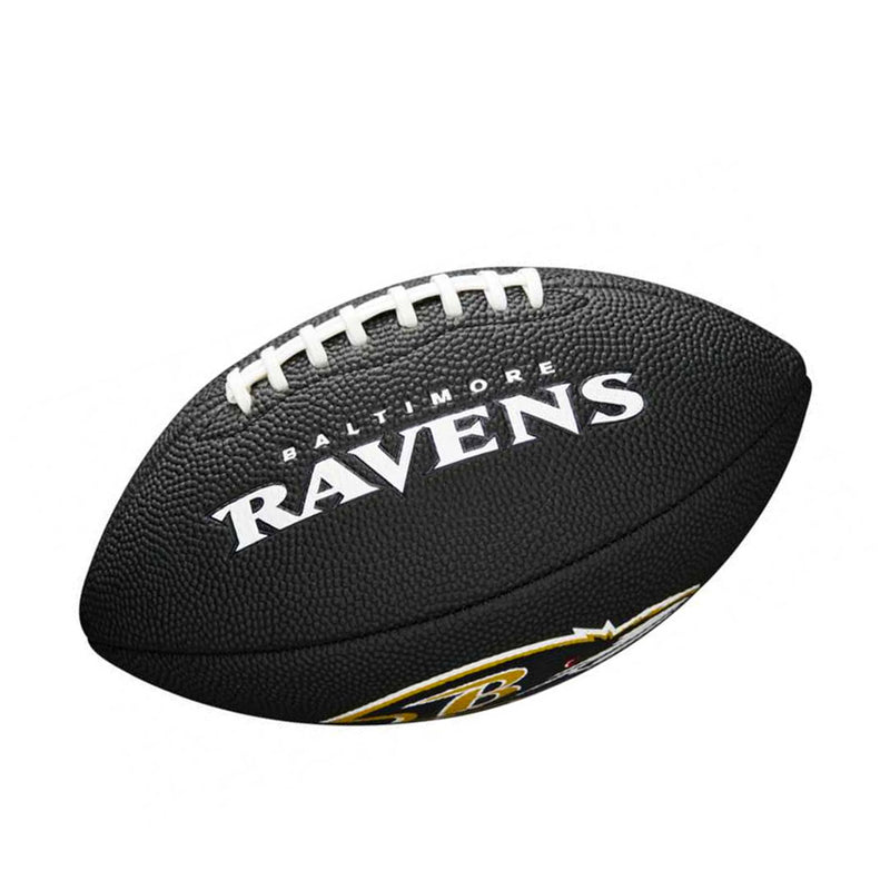 Wilson - Mini ballon de football doux au toucher des Ravens de Baltimore (WTF1533BLIDBA) 