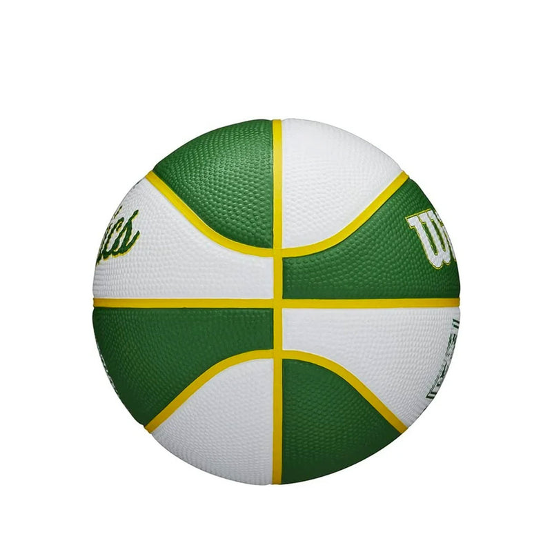 Wilson - Mini ballon de basket Boston Celtics - Taille 3 (WTB3200BOS) 