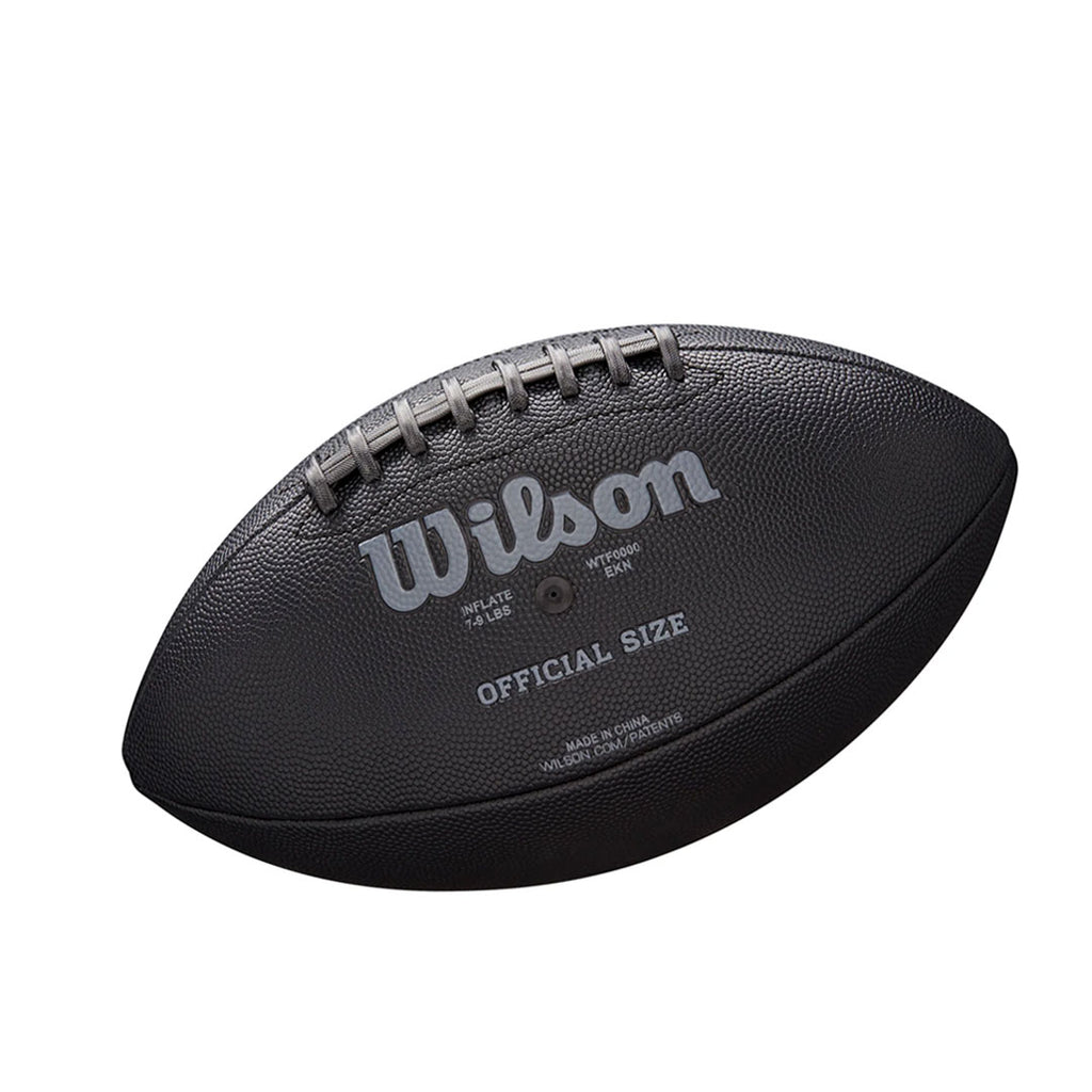 Wilson - NFL Jet Black Official Football (WTF1846ID)
