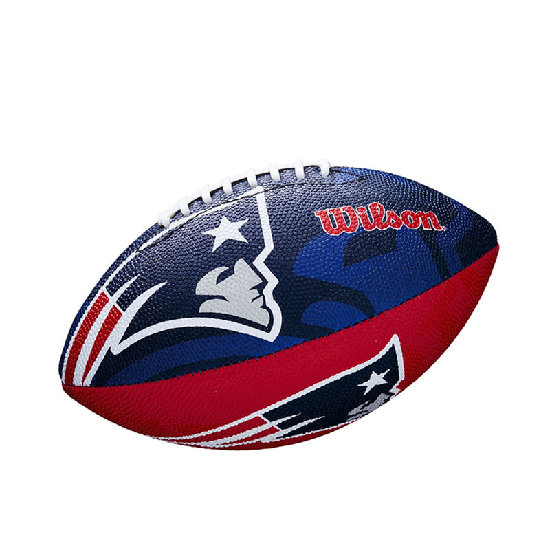Wilson – Ballon de football junior des Patriots de la Nouvelle-Angleterre (WTF1534NE) 