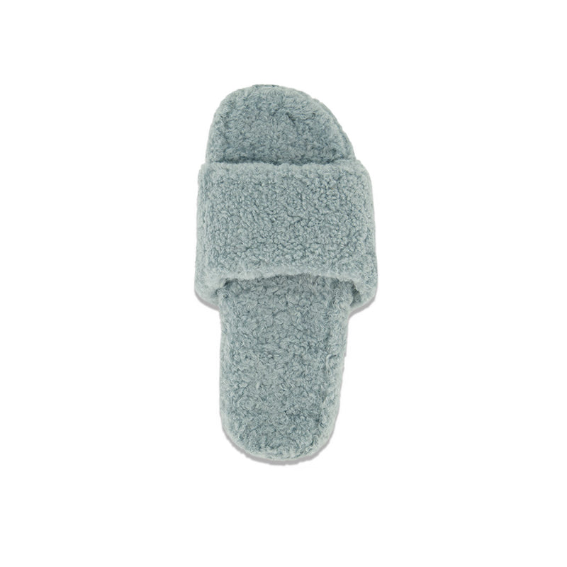Women's No Boundaries Sherpa Slides (SLF5114WPL BLU)