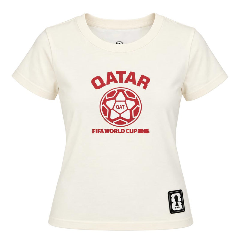Women's Qatar World Cup 2026 1/4 Baby T-Shirt (HJILA9AH4JDG QAT)