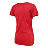 Women's Short Sleeve V-Neck T-Shirt (FANATICS0423-W-SSVNECK-HTRED)