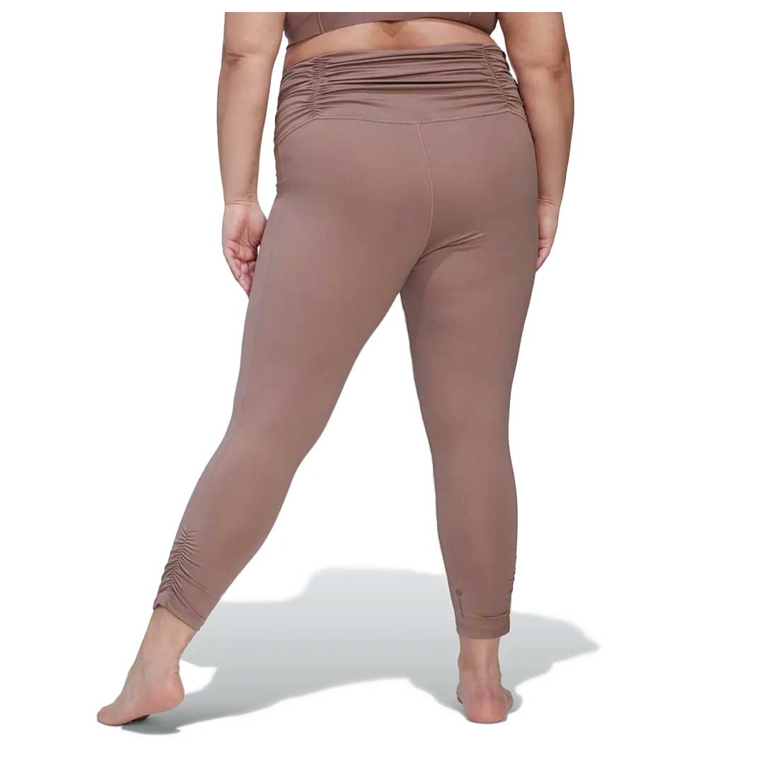 adidas - Women's Yoga Studio Gathered 7/8 Leggings (Plus Size adidas - Women's Yoga Studio Gathered 7/8 Leggings (Plus Size
