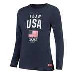 Women's Team USA Olympic Long Sleeve T-Shirt (K9MYJ93US)