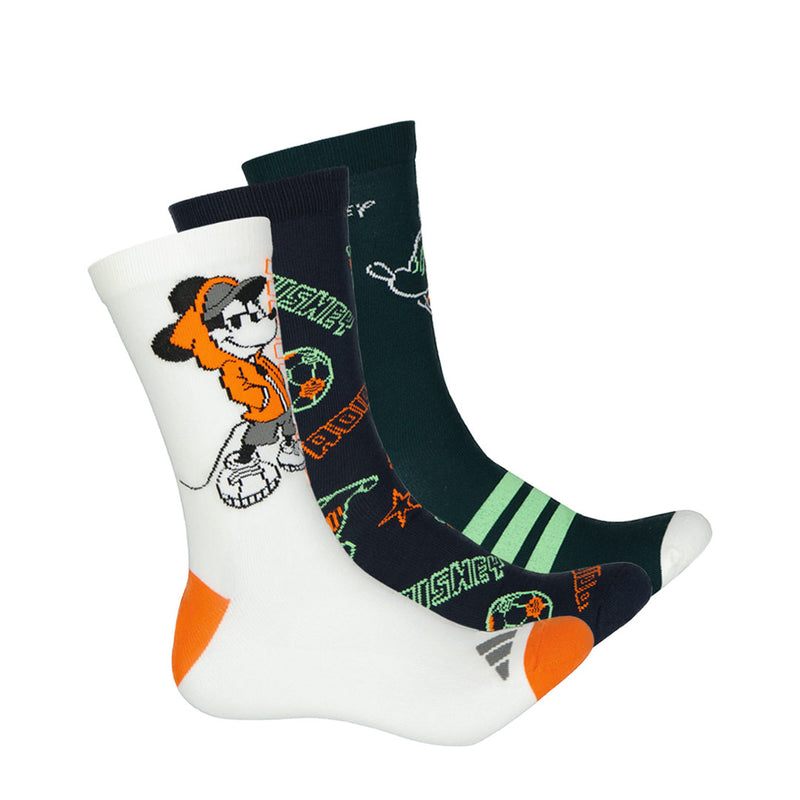 adidas -  Kids' Disney Mickey Mouse 3 Pack Socks (JM1808-A)