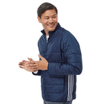 adidas -  Men's 3-Stripes Full Zip Puffer Jacket (HT0980)