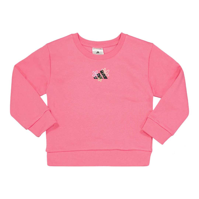 adidas - Girls' Fleece Crew & Shorts Set (JK4544)