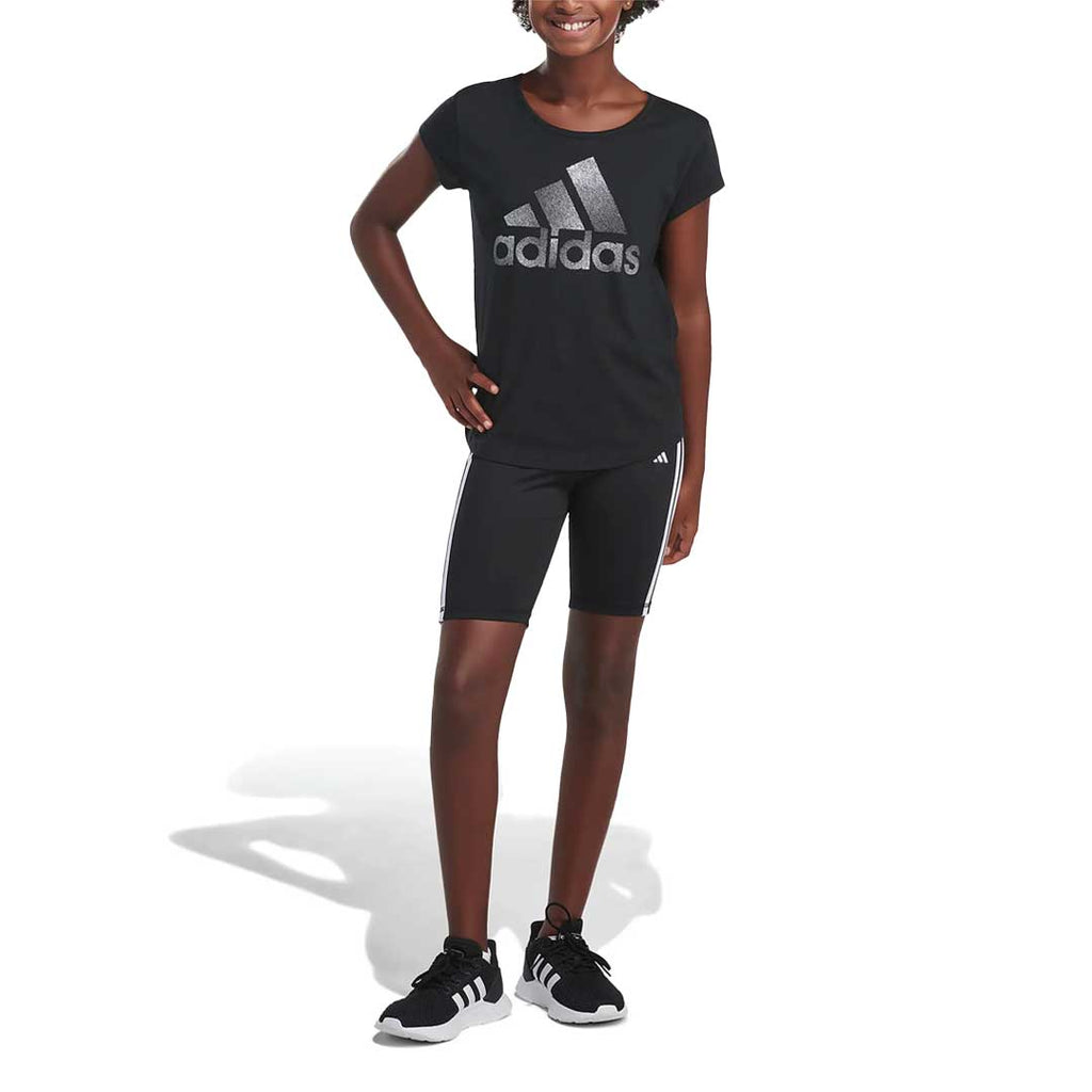adidas - Girls' (Junior) 3-Stripes Bike Shorts (FZ9000)