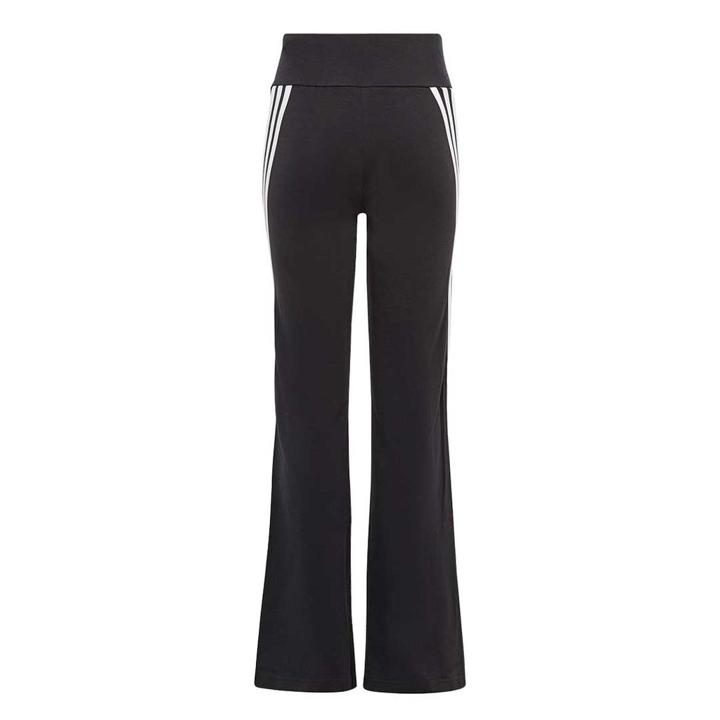 adidas - Girls' (Junior) 3-Stripes Cotton Flared Tights (IC0115)