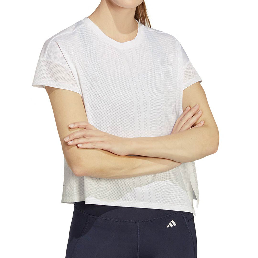 adidas - Girls' (Junior) 3-Stripes HIIT Quickburn T-Shirt (IA0391)