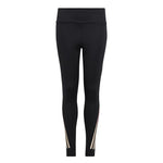 adidas - Girls' (Junior) Aeroready Training 3-Stripes Tights (IC0363)