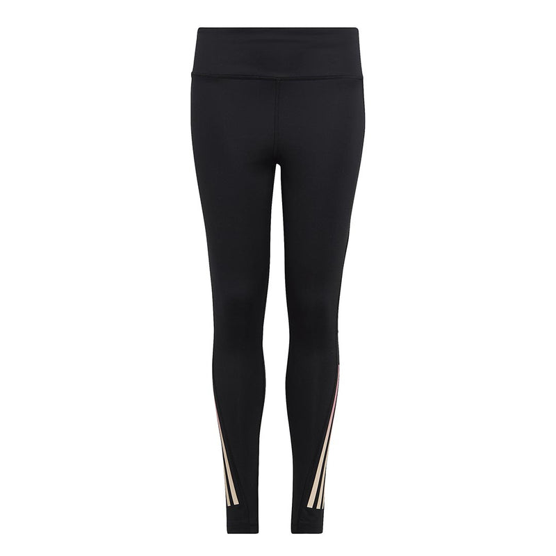adidas - Girls' (Junior) Aeroready Training 3-Stripes Tights (IC0363)