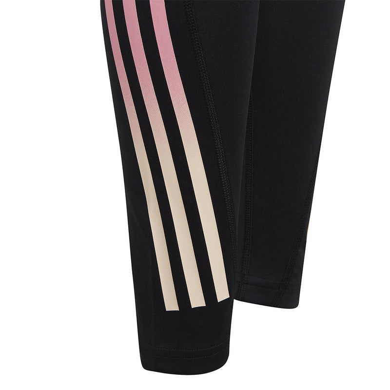 adidas - Girls' (Junior) Aeroready Training 3-Stripes Tights (IC0363)