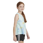 adidas - Girls' (Junior) All Over Print Waist Tank Top (IR4728)