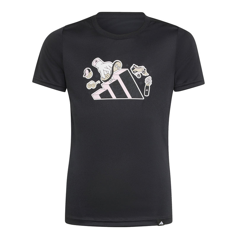 adidas - Girls' (Junior) Animal Graphic T-Shirt (JV5202)