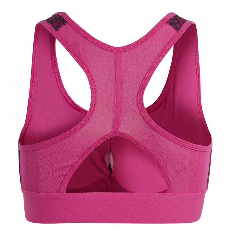 adidas - Soutien-gorge de sport rembourré à imprimé animalier K(Girls) (IC0360)