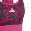 adidas - Soutien-gorge de sport rembourré à imprimé animalier K(Girls) (IC0360)