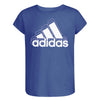 adidas - Girls' (Junior) Badge Of Sport T-Shirt (GC4377 BLU)
