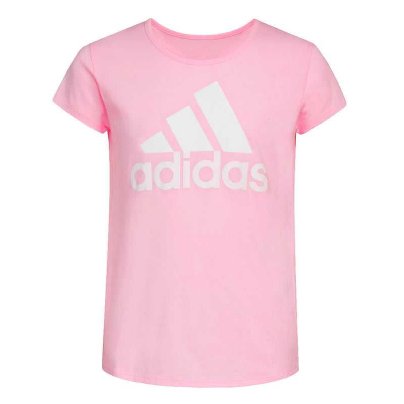 adidas - Girls' (Junior) Big Logo Short Sleeve T-Shirt (JL2915)
