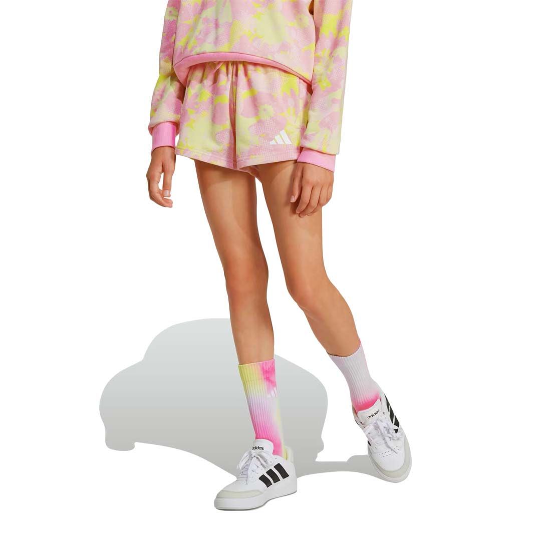 adidas - Girls' (Junior) Essentials Flower Shorts (JI6223)