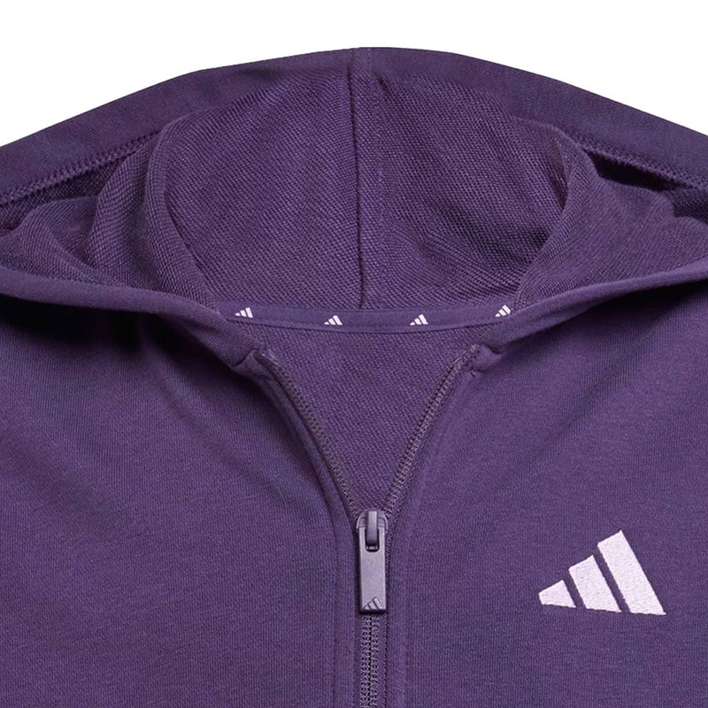 adidas - Girls' (Junior) Essentials Full Zip Hoodie (JY4985)