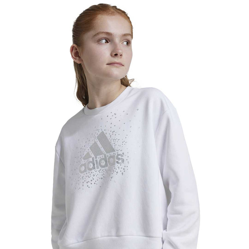 adidas - Girls' (Junior) Glam Crew Sweatshirt (IX9330)
