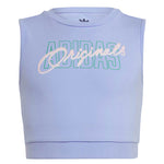 adidas - Girls' (Junior) Graphic Print Crop Tank Top (IB8459)