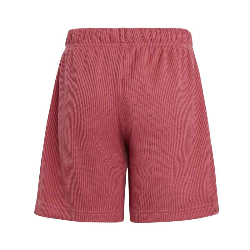 adidas - Girls' (Junior) Lounge Waffle Knit Loose Shorts (HR5845)